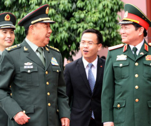 Phó chủ tịch Quân ủy TƯ Trung Quốc thăm Việt Nam