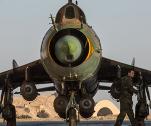 Mẫu cường kích Su-22 của không quân Syria vừa bị Mỹ bắn hạ