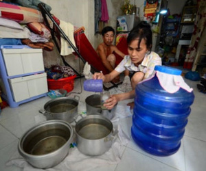 Sài Gòn cắt nước sinh hoạt trên diện rộng