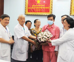 Chàng trai sống bằng quả tim cô gái 18 tuổi đã xuất viện