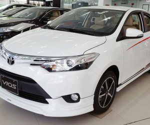 Ảnh thực tế Toyota Vios TRD 2017 giá 644 triệu vừa bán ở Việt Nam