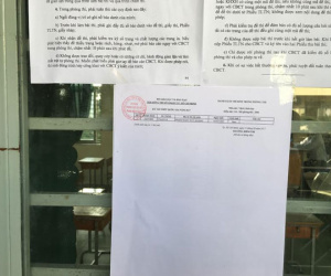 Không có thí sinh, hai giám thị vẫn coi thi phòng trống