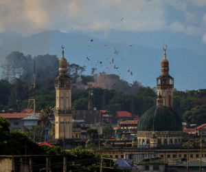 Chiến trường Marawi sau một tháng giao tranh