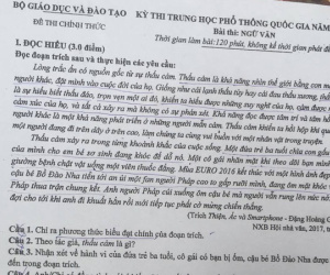 Bộ GD&ĐT giải thích từ "thấu cảm" trong đề Ngữ Văn đang gây tranh luận