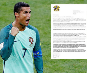 Ronaldo được đội nghiệp dư Ireland đề nghị chuyển nhượng