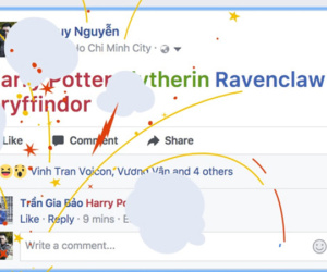 Cách bắn pháo hoa trên Facebook kỷ niệm 20 năm Harry Potter