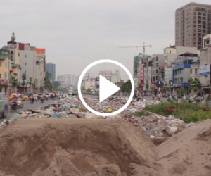 Video: Đường nghìn tỷ đầy rác thải vật liệu xây dựng