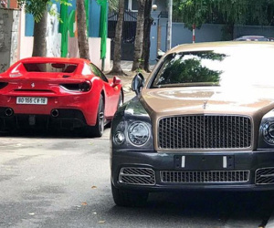 Nghi vấn Bentley Mulsanne EWB 2017 đầu tiên cập bến Việt Nam "chung nhà" Ferrari 488 Spider