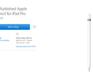 Apple bán bút Pencil tân trang, giá rẻ hơn 14 USD