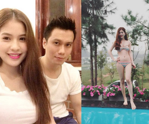 Nhan sắc xinh như hot girl của bà xã Việt Anh khiến ai cũng trầm trồ