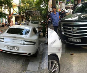 Siêu xe 15 tỷ biển giả chở vũ khí nóng trên đường HN