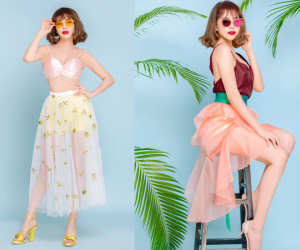 Trà Ngọc Hằng diện màu nổi bật khoe vẻ đẹp sexy