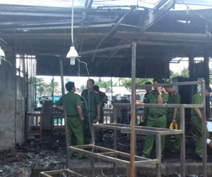 Công an vào cuộc điều tra vụ cháy chợ đêm Phú Quốc
