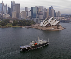 Hải quân Australia tiếp nhận tàu huấn luyện đa năng tối tân do Việt Nam chế tạo