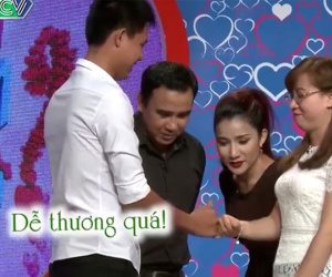 Sự trùng hợp bất ngờ về"tình trường" của cặp đôi khiến MC thích thú
