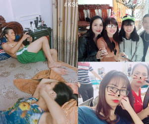 Gia đình đáng yêu nhất quả đất: Bố mẹ dỗi nhau, mẹ chê bố nói nhiều, bố tự dán băng dính vào miệng!