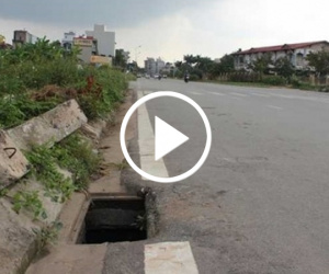 Hàng trăm nắp hố ga bị mất cắp ở tuyến đường nghìn tỷ