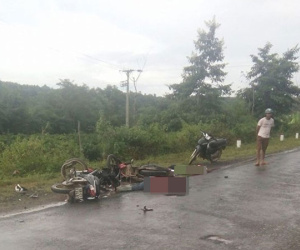 Đi thi bằng lái xe về, bị tông trực diện, cả 2 chủ xe tử vong