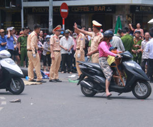 Tai nạn liên hoàn giữa trung tâm Đà Nẵng, 3 người thương vong