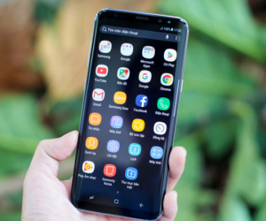 Ảnh thực tế Samsung Galaxy S8+ màu tím khói tại VN