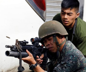 Chân rết IS ở Philippines bắt trẻ em cầm súng