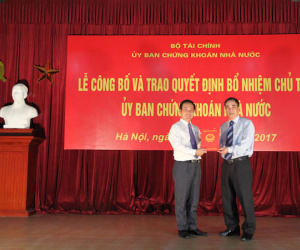 Bổ nhiệm Chủ tịch Ủy ban Chứng khoán Nhà nước mới