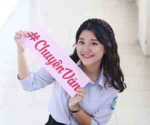 Vẻ đẹp của nữ sinh trường chuyên đạt 9,75 điểm môn Ngữ văn