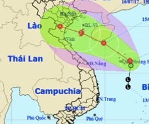 Áp thấp có thể mạnh thành bão đổ bộ Hải Phòng - Nghệ An
