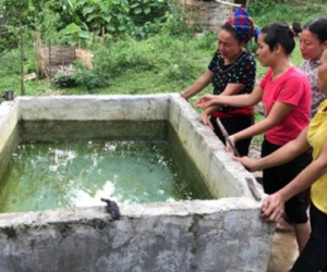 Cha đổ gục khi phát hiện hai con nhỏ chết thương tâm trong bể nước