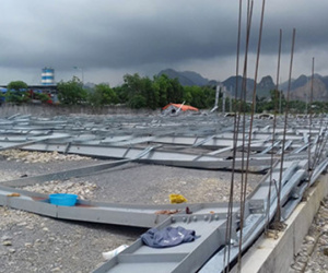 Nhà xưởng 4.000 m2 đang thi công đổ sập, 4 công nhân bị thương