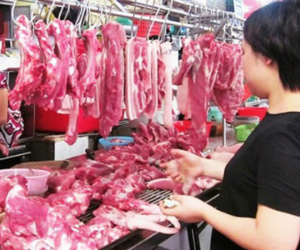 Thịt heo tăng giá lên 35.000 đồng một kg