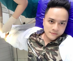 Ca sĩ Cao Thái Sơn nhập viện phẫu thuật tay, fan lo lắng