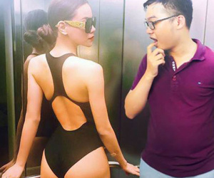 Cười không chịu nổi chàng trai chế ảnh lầy lội "cùng ca sĩ Hồ Ngọc Hà đi muôn nơi"