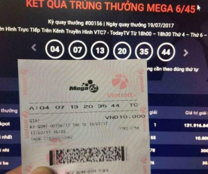 Dân mạng tranh nhau nhận trúng độc đắc hơn 131 tỷ đồng của Vietlott