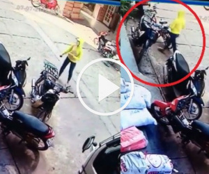 Clip: "Nữ quái" thản nhiên trộm xe ngay giữa phố