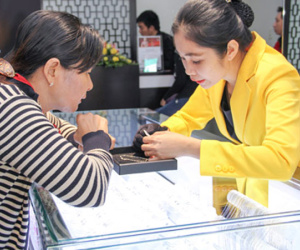 Giá vàng miếng tăng