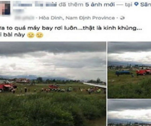 Công an điều tra vụ tung tin máy bay rơi ở Nội Bài