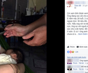Ông bố đáng yêu quá đỗi: Con gái đưa cháu về ngoại lúc nửa đêm, bố bật dậy nấu xôi, ân cần xúc tận miệng