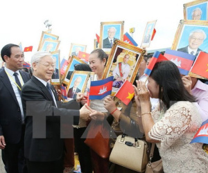 Tổng Bí thư Nguyễn Phú Trọng kết thúc tốt đẹp chuyến thăm Campuchia