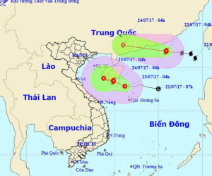 Trung Quốc hứng chịu bão số 3, áp thấp sắp mạnh lên thành bão số 4