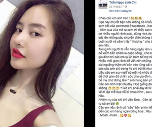 Á hậu Linh Chi nổi giận “dằn mặt” antifan