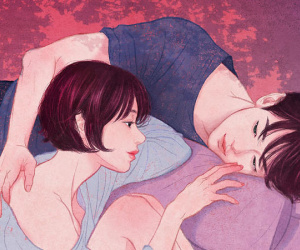 Bộ tranh lột tả phút yêu đầu của những người mộng mơ