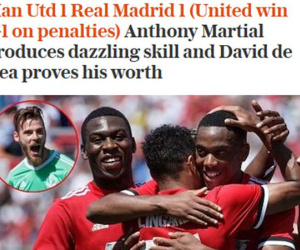 MU đánh bại Real Madrid: Báo chí ví Martial với Messi