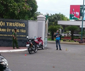 Bắt đối tượng ném bom xăng vào Hội trường Thành ủy Vũng Tàu
