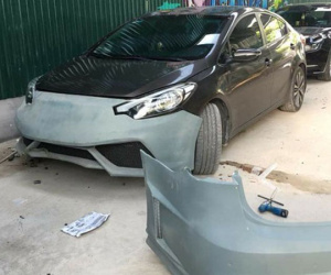 Hà Nội: Ngỡ ngàng với KIA K3 độ vỏ lên Lamborghini