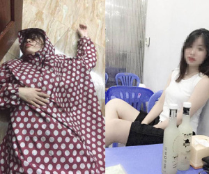 Dân mạng động viên cô gái mặc áo mưa, nằm lăn dưới đất vì thất tình