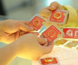 Giá vàng miếng giảm 2 phiên liên tiếp
