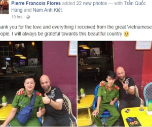 Võ sư Pierre Flores cảm ơn những người Việt Nam
