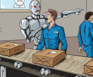 Video Bình Dương: 90% công nhân ở một nhà máy mất việc vì robot