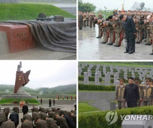 Kim Jong Un tái xuất, đi thăm nghĩa trang liệt sĩ